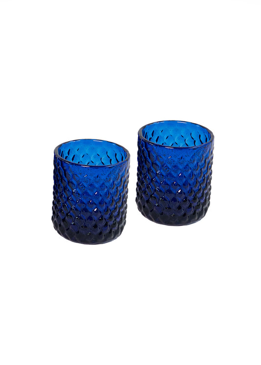 SET DE VASOS COBALTO X2