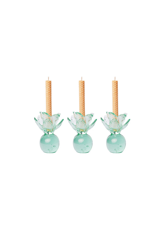 SET X3 CANDELABRO FLORA