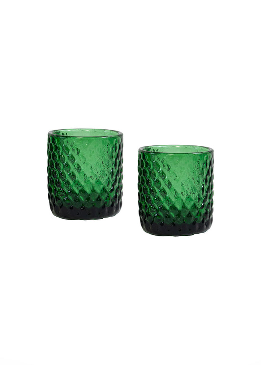 SET DE VASOS ESMERALDA X2